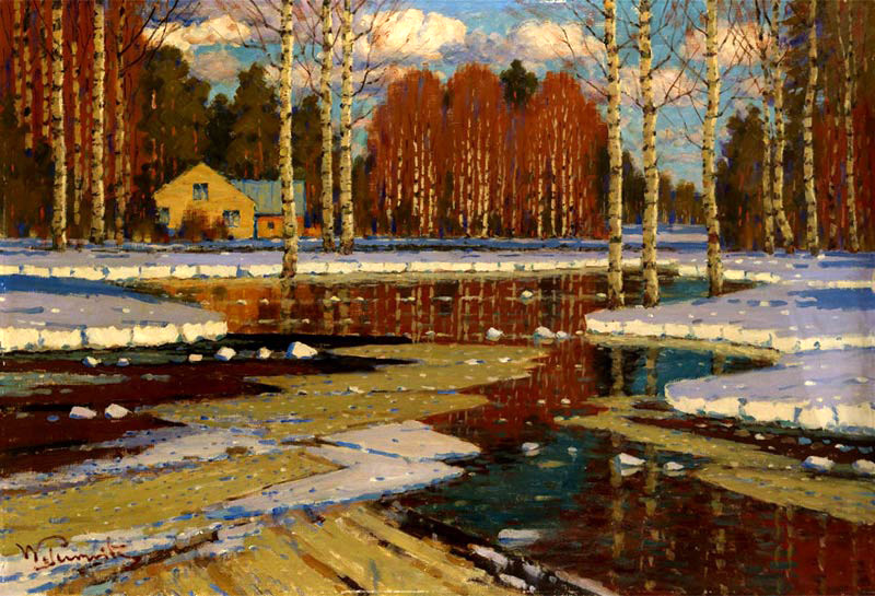 springtime landscape